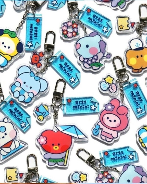 BT21 Beach Keychain (Unofficial) - RJ