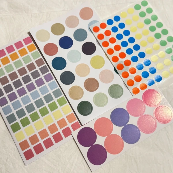 Assorted Stickers (Per Sheet) - Square Stickers