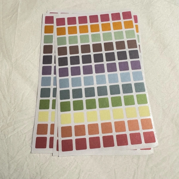 Assorted Stickers (Per Sheet) - Square Stickers