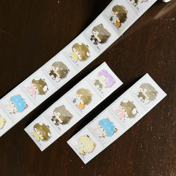 BTS Fanart Sticker Roll 