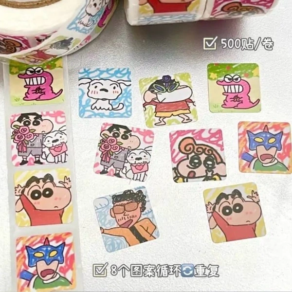 Shinchan Sticker Roll (Approx 500pieces) 