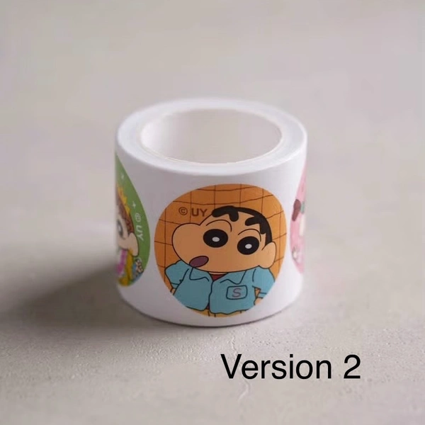 Daiso Shinchan Sticker Rolls  - Version 2