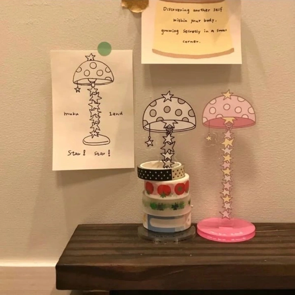 Star Tape Stand - White