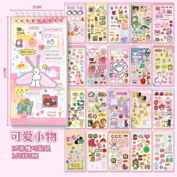 Wonderful Moment Sticker Book - Blue