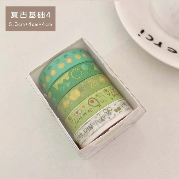 Fruit Washi Set (Pack of 5) - Green