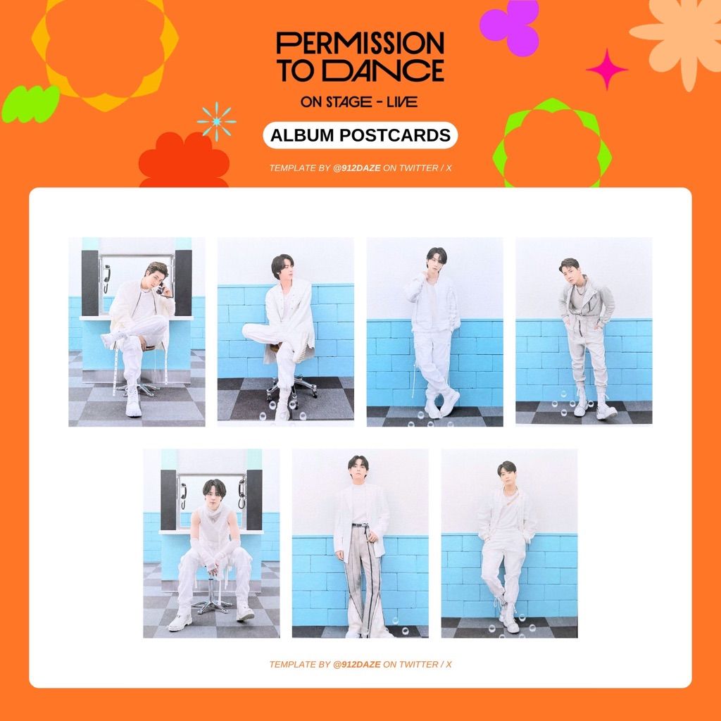 PTD Live Album Postcard Set