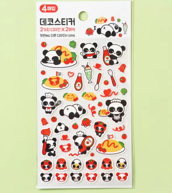 Food Panda Sticker Sheet 