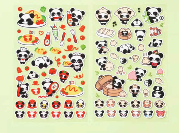 Food Panda Sticker Sheet 