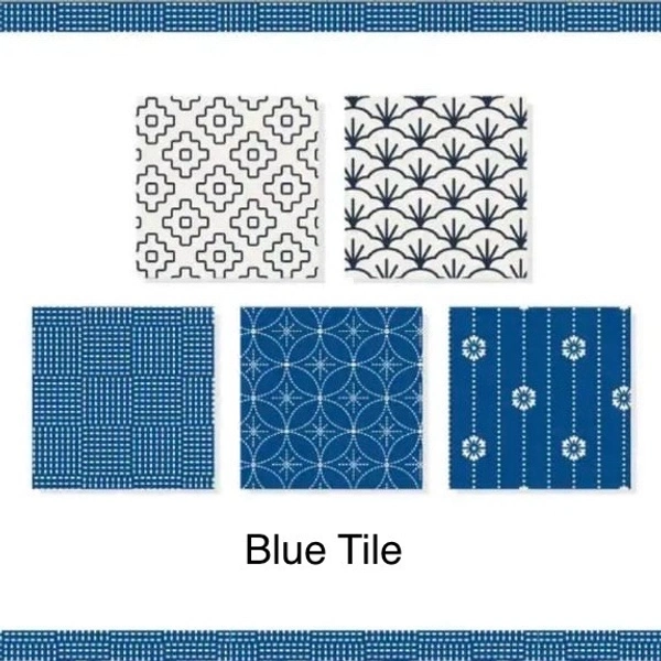 Lattice Memo - Blue Tile