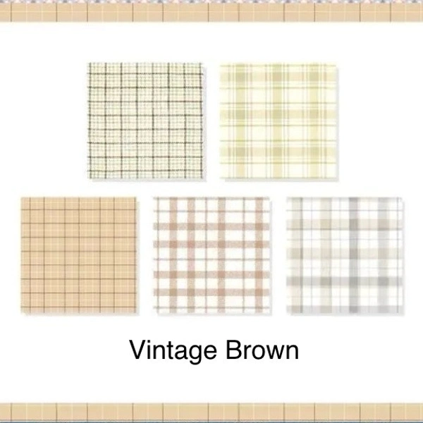 Lattice Memo - Vintage Brown