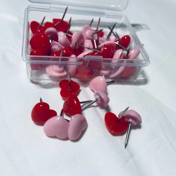 Heart Pinboard Pins (50pieces)