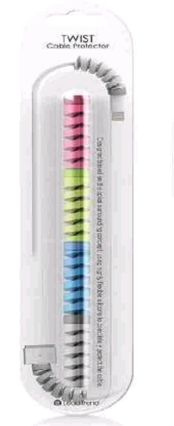 SPIRAL CHARGER SPRING CABLE PROTECTOR DATA CABLE SAVER (PACK OF 4)