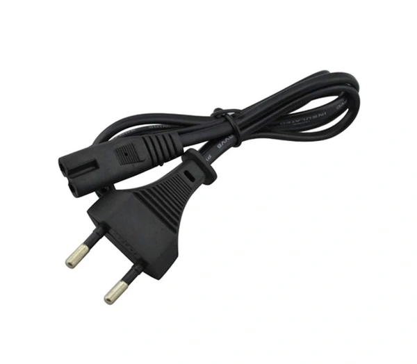 2 Pin Power Cord For 2 Pin Adapter Charger 1.5 Meter