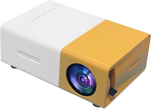 Portable Mini LED Projector | 720p HD Micro Theater Projector with Inbuilt Speaker & Mobile Screen Cast Support