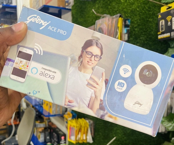 Godrej ace PRO 3MP WIFI PTZ Security Camera With 350 Degree