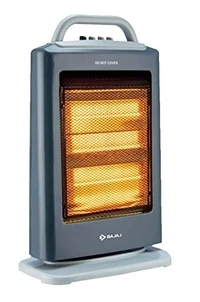 Bajaj Majesty RH3H Halogen Heater - Grey, Heat Settings (400 Watt, 800 Watt, 1200 Watt)
