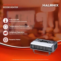  Halonix Magma PRO 2000W Fan Room Heater | SI Certified | 2 Heat Settings | Adjustable Height | Indicator Light | Energy Efficient | 2-Year Warranty