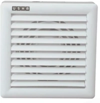 USHA Crisp Air Premia AS PLUS 150mm (6-Inch) Exhaust Fan for Bathroom | 100% Copper Motor |Corrosion protected| Quiet Operation | White