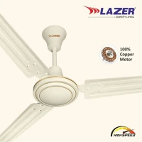 Lazer Seaira Ivory Color (1200mm,3 Blades) with 2 Year Warranty Anti Dust 1200 mm Ceiling Fan  (white | Pack of 1)