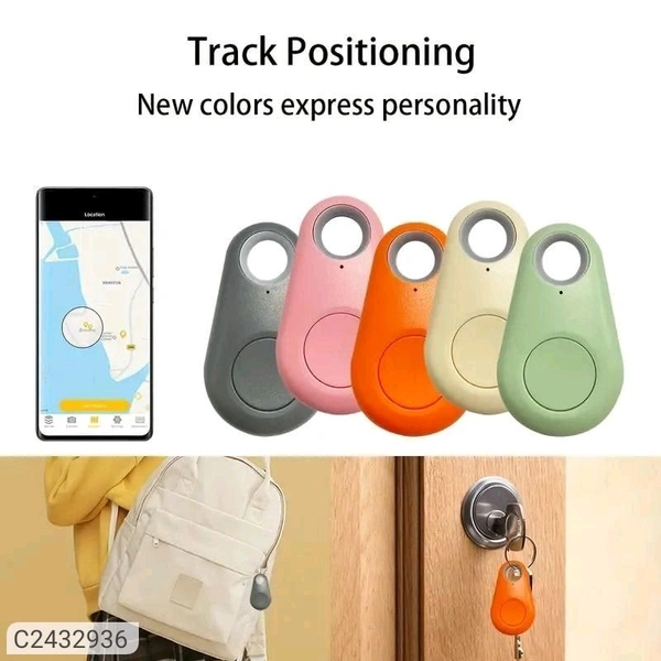 GPS key tracker - Magenta / Fuchsia