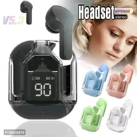 Transparent futuristic technology air pods pro max - Pink Flamingo