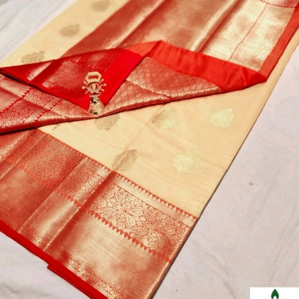 Kanjivaram Style Banarasi Silk Saree - Free