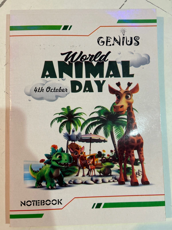 Genius Note Book  - White