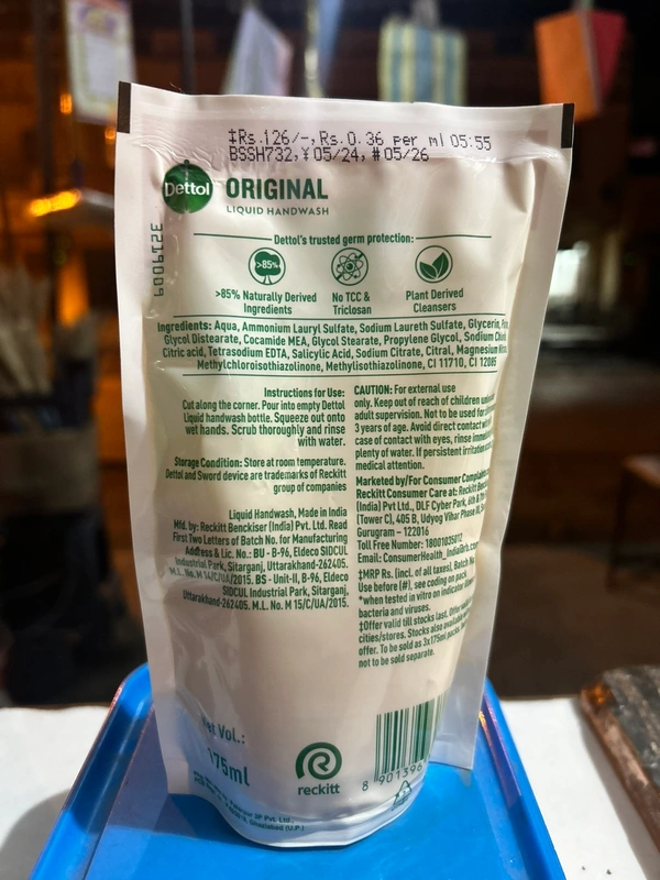 Detol Hand Wash 175ml