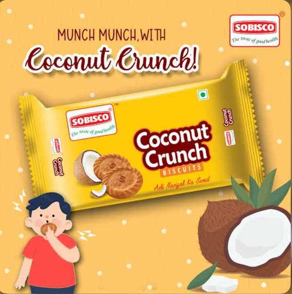 Coconut Crunch Biscuit - 140gm