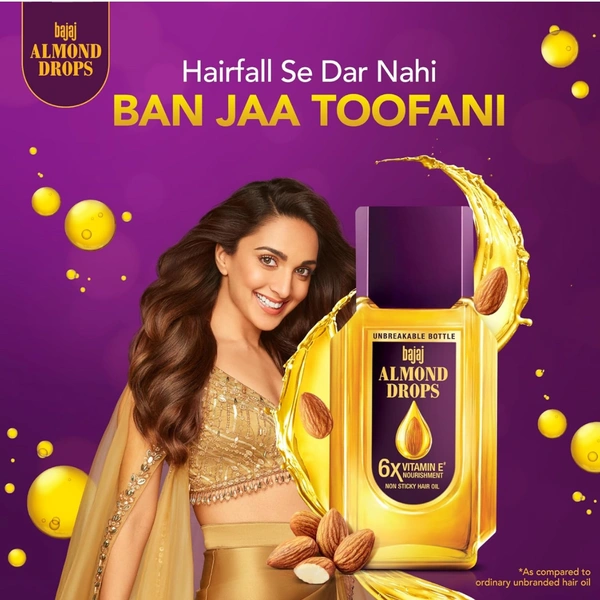 Bajaj Almond Drops Hair Oil  - 45ml