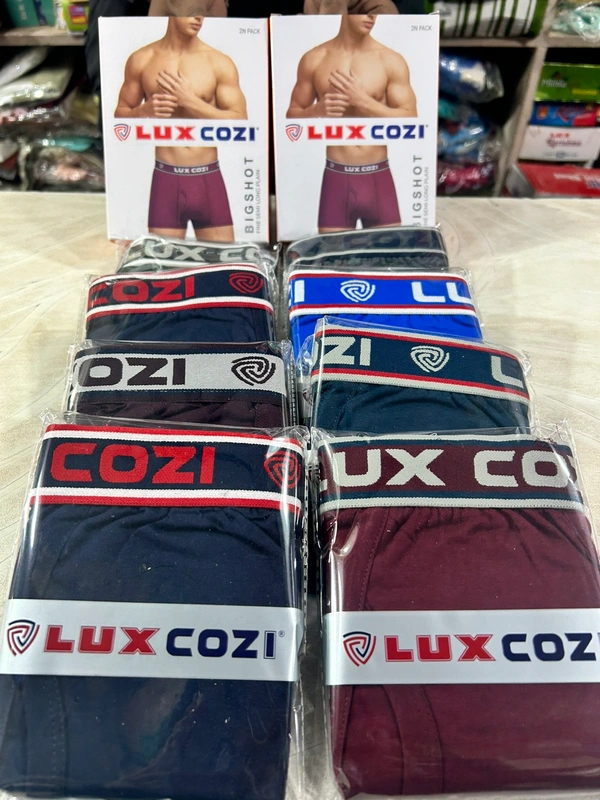 Lux Cozi Big Shot Semi Long (underwear) For Mens - Gray, 100, Semi- Long