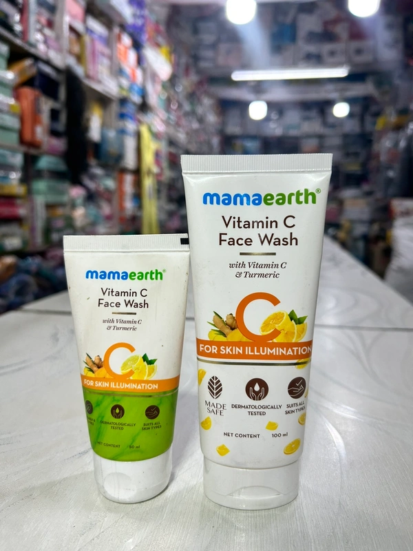 Mama Earth Vitamin-C Face Wash  - 125ml
