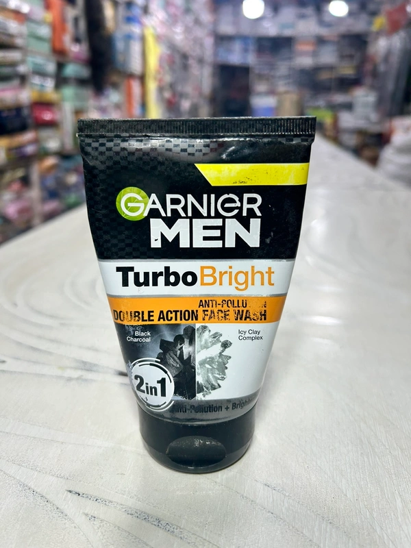 Garnier Men Turbo Bright Face Wash - 100gm