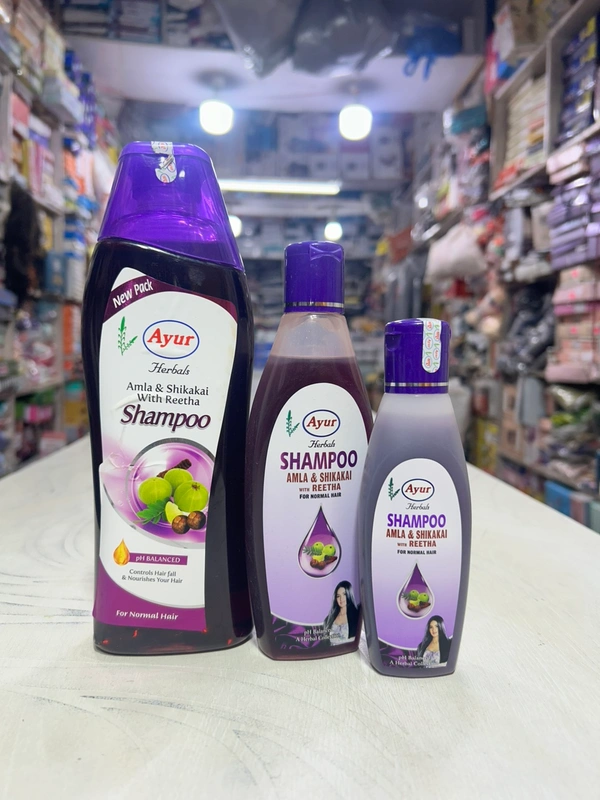 Ayur Herbal Amla & Shikakari With Reetha Shampoo - 100ml