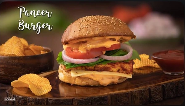 Veg Paneer Burger - 1 Piece, Classic