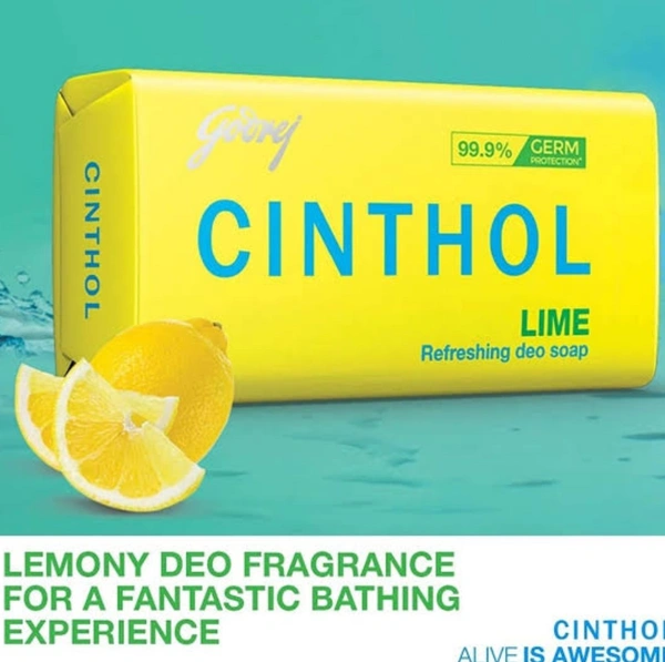 Cinthol Lime Soap - 40gm
