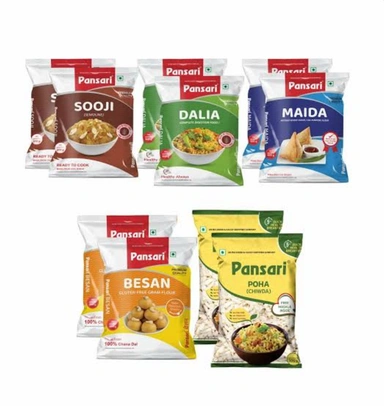 Suji/ Besan/ Maida/ Poha