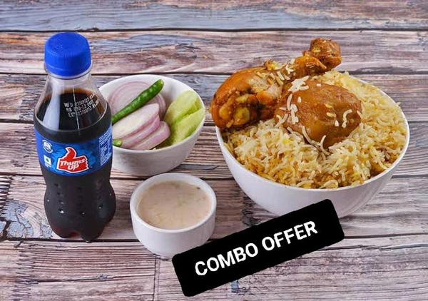 Haji Biriyani  Haji Chicken Biriyani+Cold Drinks500ml COMBO