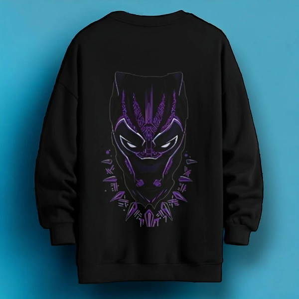 Vakanda Forevever, The Black Man Face Off Hoodie - Black, Freesize & Oversized