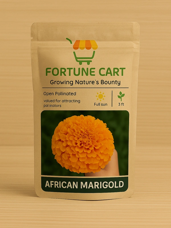 African Marigold Flower Seeds Orange