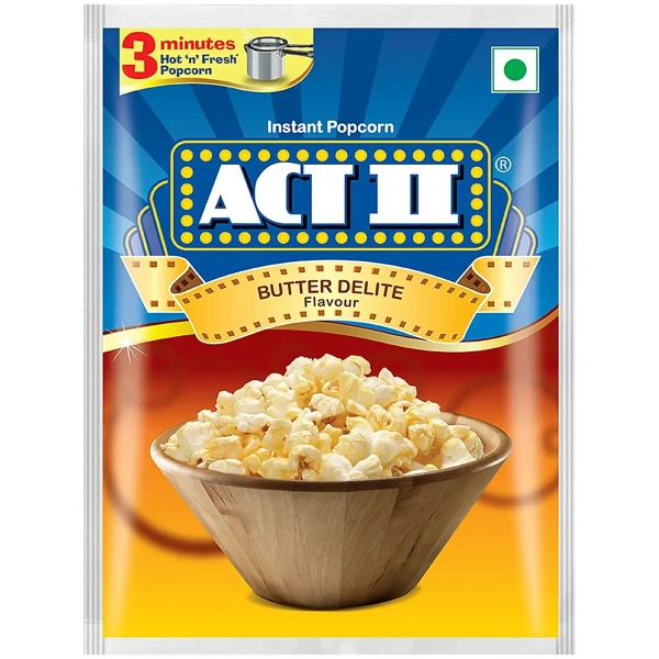 ACT II Butter Delite Instant Popcorn, 70 g