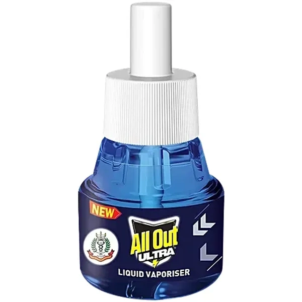 All Out Ultra Liquid Vaporizer Mosquito Repellent Refill - Kills Dengue, Malaria, & Chikungunya Mosquitoes,  - 45 ml