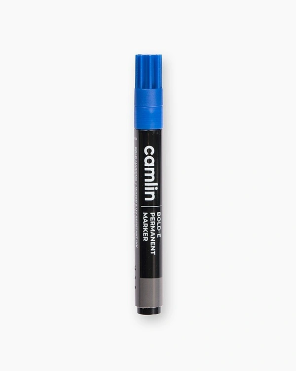 Camlin Bold-E Permanent Markers - Blue