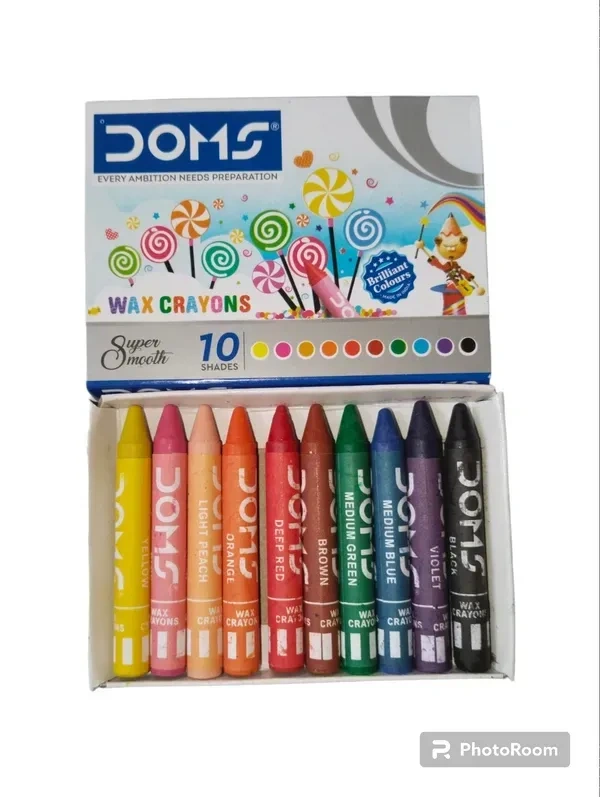 Doms Wax Crayon Small ( Pack Of 10 )