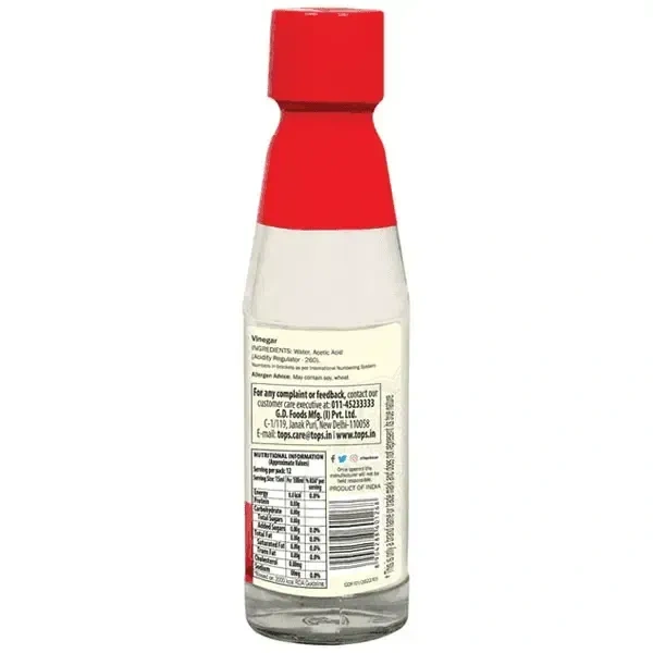 tops premium white vinegar 180 ml