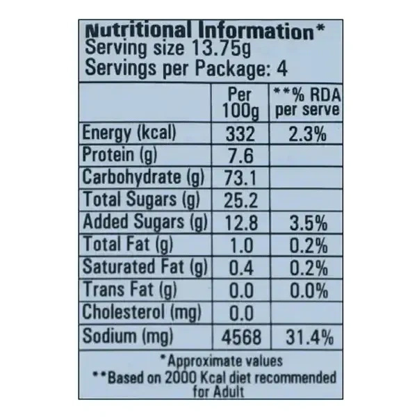 ching's secret mix veg soup 55 gm