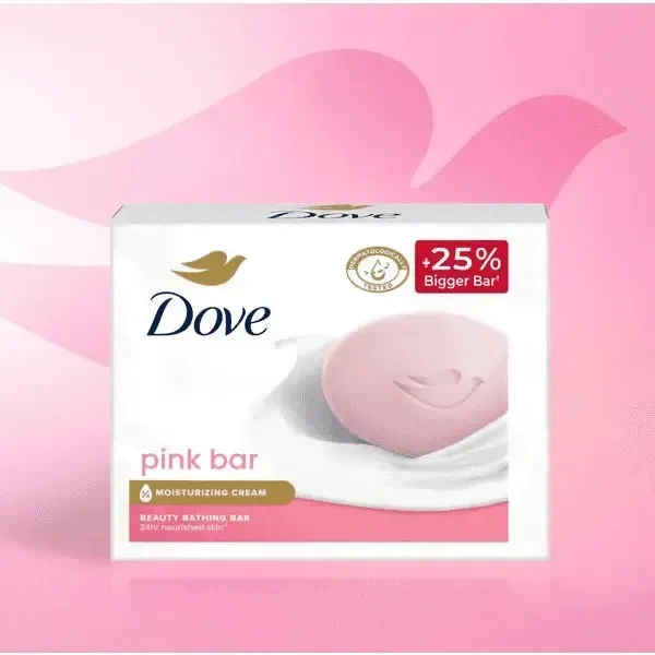 dove pink bar beauty bathing bar  - 3*125 gm