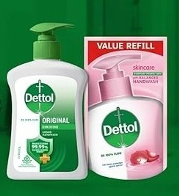 dettol original liquid handwash 200 ml + 175 ml free