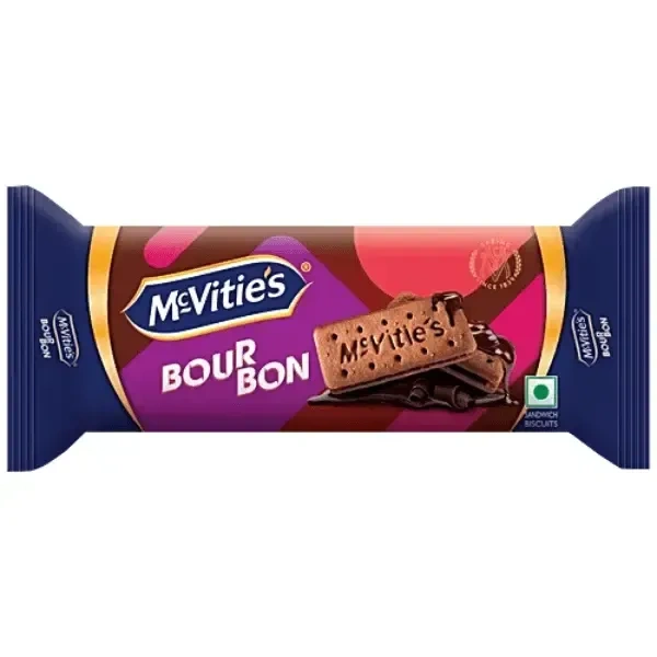 mcvitie's bourbon biscuits 100 gm - 100G