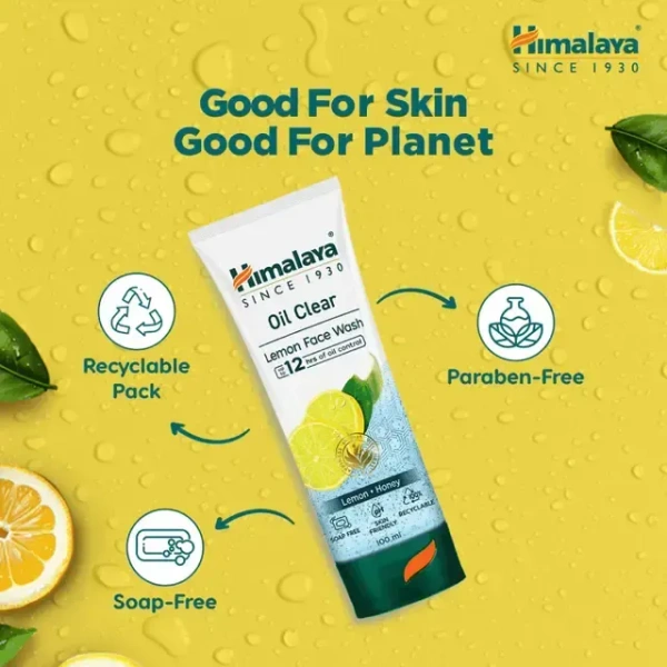 Himalaya Oil Clear Lemon Face Wash - 100ml